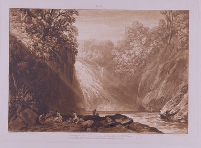 The Fall of the Clyde, engraved by Charles Turner (1773-1857), 1859-60 by Joseph Mallord William Turner